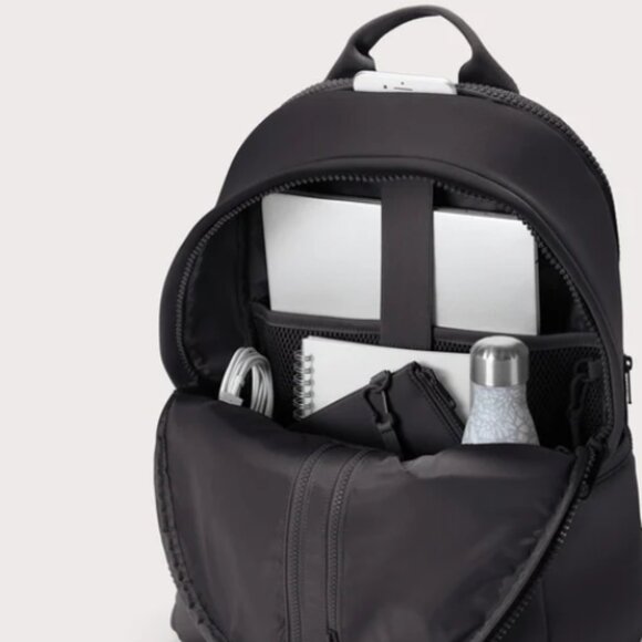 Dagne Dover Dakota Neoprene Backpack in Onyx - L main image 7